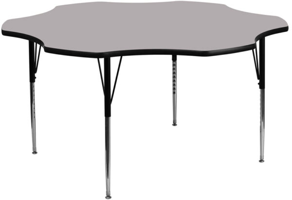 Buy Flower Shaped Activity Table 60 FLWR Grey Activity Table near  Leesburg at Capital Office Furniture