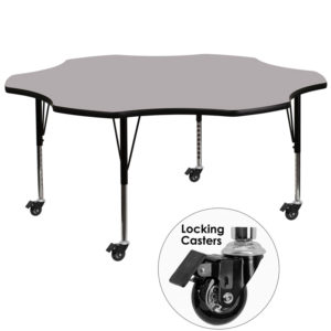 Buy Flower Shaped Activity Table 60 FLWR Grey Activity Table near  Oviedo at Capital Office Furniture