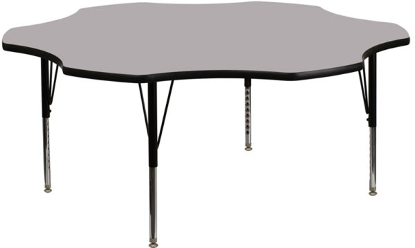 Buy Flower Shaped Activity Table 60 FLWR Grey Activity Table near  Bay Lake at Capital Office Furniture