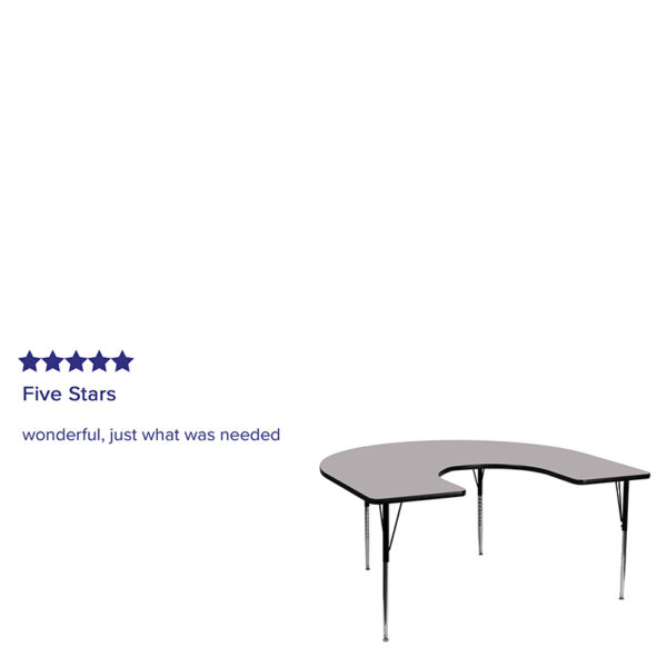 Shop for 60x66 HRSE Grey Activity Tablew/ Scratch and Stain Resistant Surface in  Orlando at Capital Office Furniture