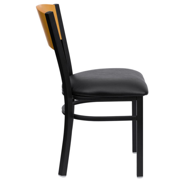 Shop for Bk/Nat Circle Chair-Black Seatw/ Natural Wood Circle Back Design near  Lake Mary