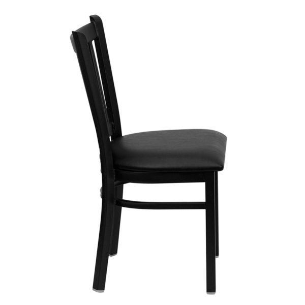 Shop for Black Vert Chair-Black Seatw/ Vertical Back Design near  Lake Buena Vista