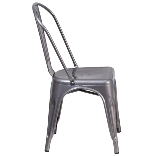 Shop for Clear Metal Indoor Chairw/ Stack Quantity: 15 near  Daytona Beach