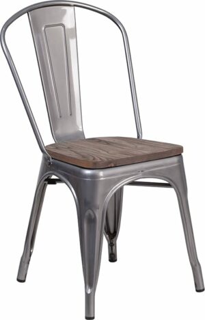 Buy Stackable Bistro Style Chair Clear Metal Stack Chair near  Oviedo