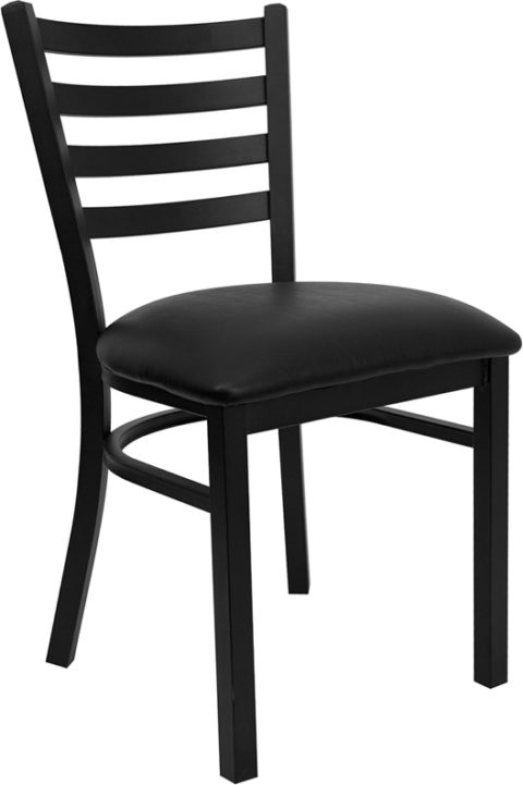 Buy Metal Dining Chair Black Ladder Chair-Black Seat near  Lake Buena Vista