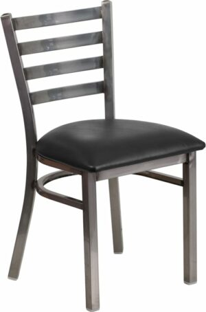 Buy Metal Dining Chair Clear Ladder Chair-Black Seat near  Casselberry