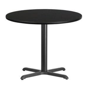 Buy Hospitality Table 36RD Black Table-30x30 X-Base in  Orlando