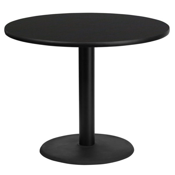 Buy Hospitality Table 36RD Black Table-24RD Base near  Leesburg