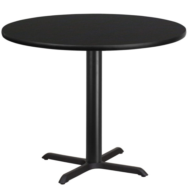 Buy Hospitality Table 42RD Black Table-33x33 X-Base in  Orlando