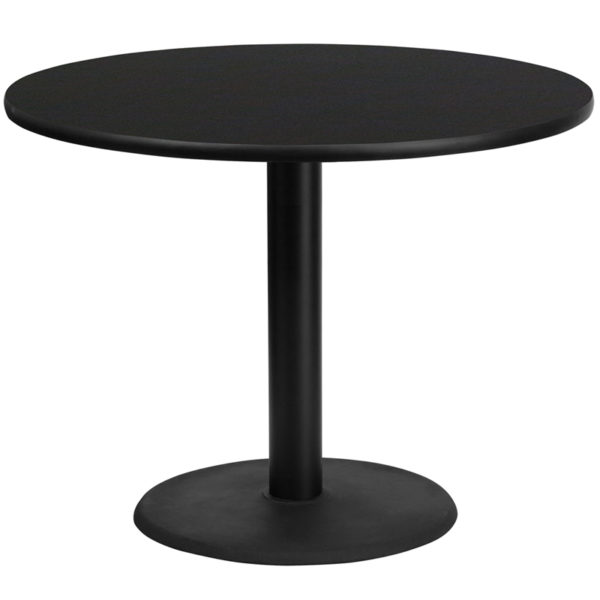 Buy Hospitality Table 42RD Black Table-24RD Base near  Windermere