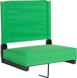 Buy Folding Stadium Chair with Carrying Handle Grip Bright Green Stadium Chair in  Orlando at Capital Office Furniture