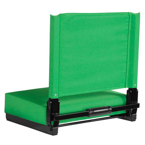 Shop for Bright Green Stadium Chairw/ Bright Green Canvas Back and Seat Cover near  Sanford at Capital Office Furniture