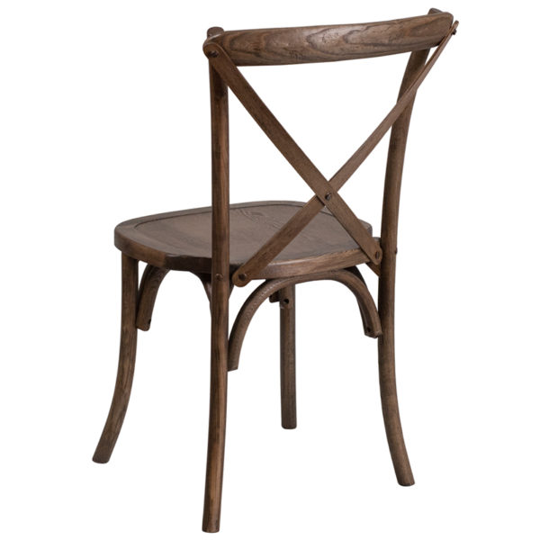 Shop for Early Amer. Cross Back Chairw/ Stack Quantity: 8 near  Clermont at Capital Office Furniture