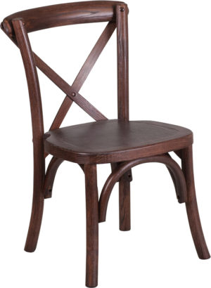 Buy Stackable Kids Bistro Style Chair Kid Mahogany Cross Chair near  Clermont at Capital Office Furniture