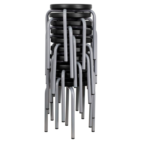 Shop for Black Plastic Stack Stoolw/ Standard Chair Height near  Sanford at Capital Office Furniture