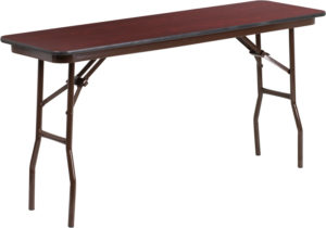 Buy Ready To Use Commercial Table 18x60 Mahogany Training Table near  Kissimmee at Capital Office Furniture