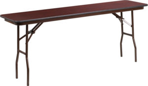 Buy Ready To Use Commercial Table 18x72 Mahogany Training Table near  Lake Buena Vista at Capital Office Furniture