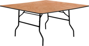 Buy Ready To Use Banquet Table 60SQ Wood Fold Table near  Leesburg at Capital Office Furniture