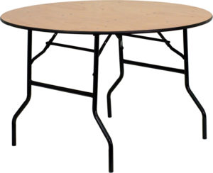 Buy Ready To Use Banquet Table 48RND Wood Fold Table in  Orlando at Capital Office Furniture