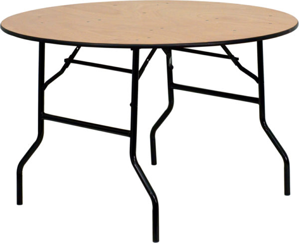Buy Ready To Use Banquet Table 48RND Wood Fold Table near  Leesburg at Capital Office Furniture