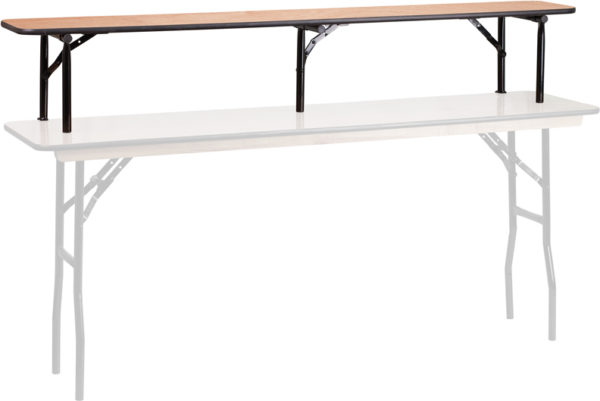 Buy Folding Table Riser 72x12x12 Radius Bar Top Riser near  Leesburg at Capital Office Furniture
