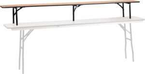 Buy Folding Table Riser 96x12x12 Radius Bar Top Riser in  Orlando at Capital Office Furniture