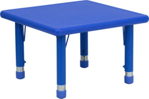 Buy Square Activity Table Blue Preschool Activity Table in  Orlando at Capital Office Furniture