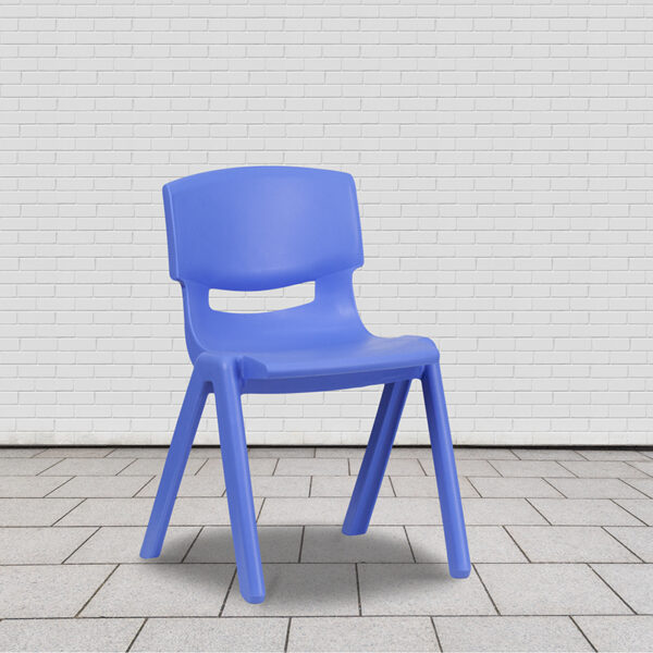 Buy Plastic School Chair Blue Plastic Stack Chair near  Daytona Beach at Capital Office Furniture