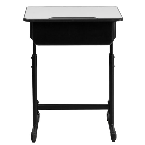 New classroom furniture in black w/ 17.625"W x 14"D x 5.75"H Black Heavy Duty Plastic Book Box with Pencil Groove at Capital Office Furniture near  Bay Lake at Capital Office Furniture
