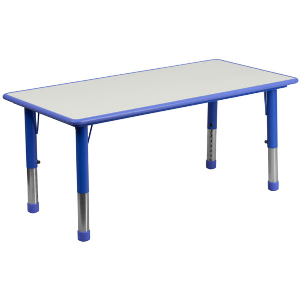 Buy Rectangle Activity Table Blue Preschool Activity Table near  Winter Park at Capital Office Furniture