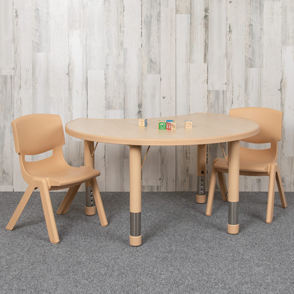 Buy Kids Table and Chair Set with 10.5" High Seats 25x35 Natural Kids Table Set near  Windermere at Capital Office Furniture