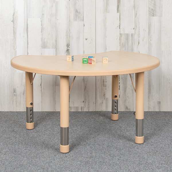 Buy Crescent Classroom Table 25x35 Crescent Natural Table near  Kissimmee at Capital Office Furniture