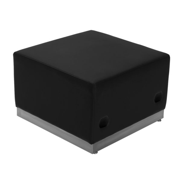 Buy Modular Ottoman Black Leather Ottoman near  Clermont at Capital Office Furniture