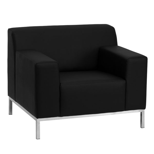 Buy Contemporary Style Black Leather Chair near  Clermont at Capital Office Furniture