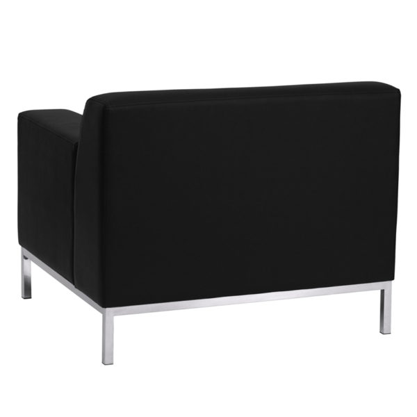 Shop for Black Leather Chairw/ Track Arms in  Orlando at Capital Office Furniture