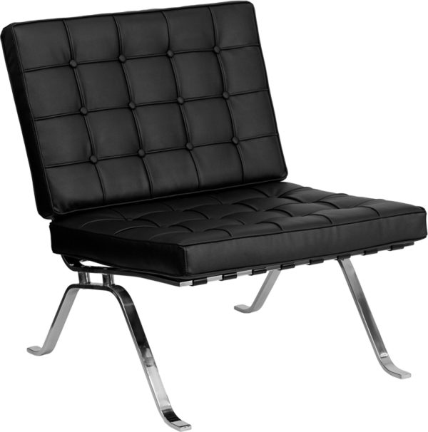Buy Vintage Inspired Style Black Leather Chair near  Kissimmee at Capital Office Furniture