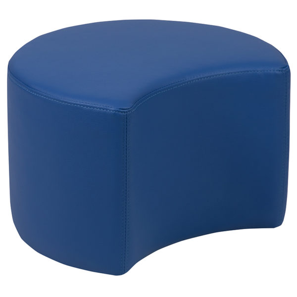 Shop for 12" Soft Seating Moon-Bluew/ Durable vinyl upholstery is easy to clean near  Saint Cloud at Capital Office Furniture