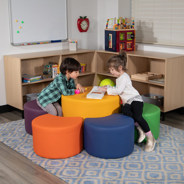Find Modular seats circle around larger ottoman classroom furniture in  Orlando at Capital Office Furniture