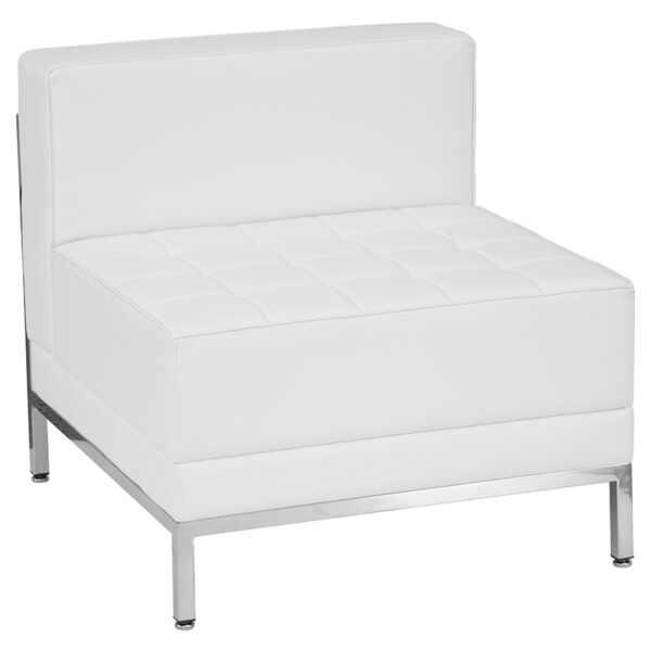 Shop for White Leather Lounge Set