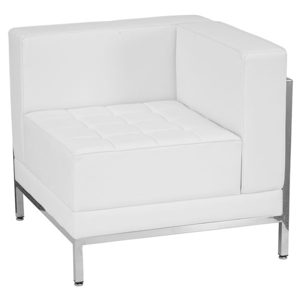 Shop for White Leather Lounge Set
