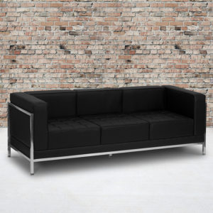 Buy Modular Sofa Black Leather Sofa in  Orlando at Capital Office Furniture