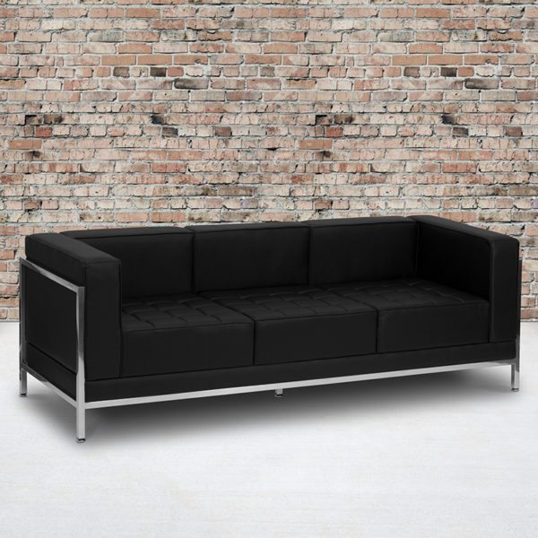 Buy Modular Sofa Black Leather Sofa near  Lake Mary at Capital Office Furniture