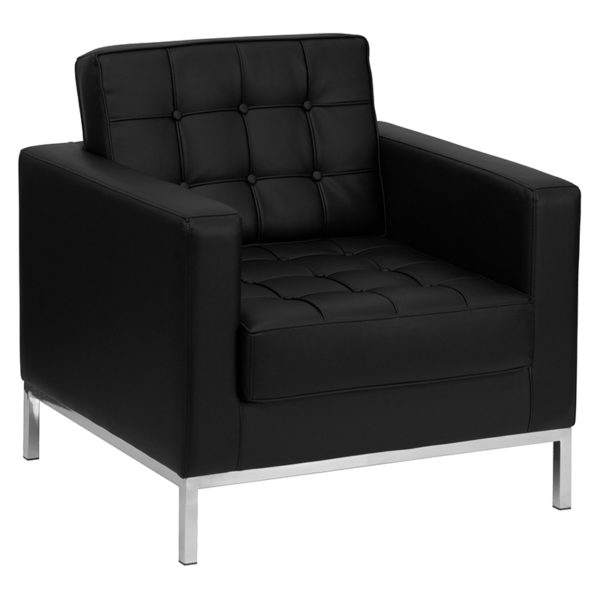 Find Black LeatherSoft Upholstery office guest and reception chairs near  Winter Garden at Capital Office Furniture