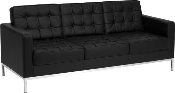 Find Black LeatherSoft Upholstery office guest and reception chairs near  Clermont at Capital Office Furniture