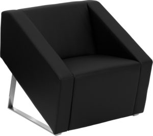 Buy Lounge Chair Black Leather Guest Chair near  Daytona Beach at Capital Office Furniture