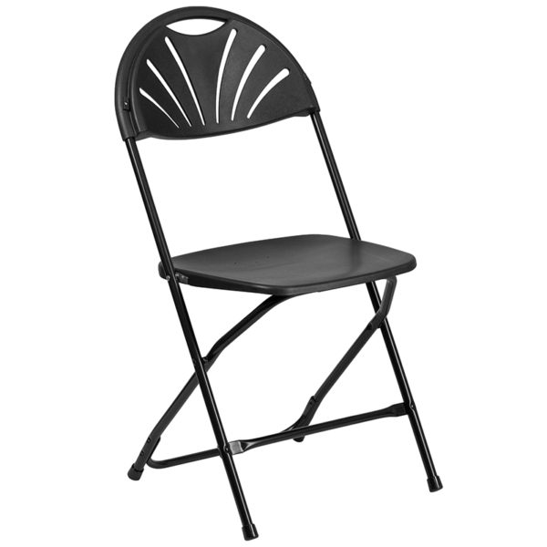 New folding chairs in black w/ Dry assisting drain holes at Capital Office Furniture in  Orlando