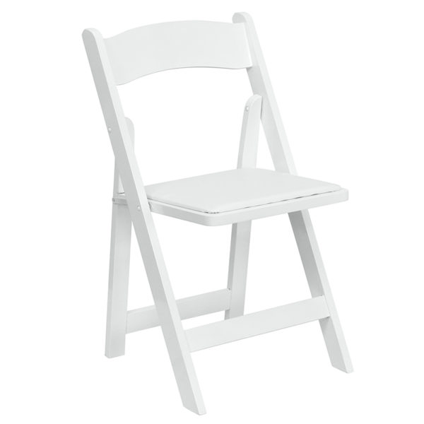 New folding chairs in white w/ Beechwood Construction at Capital Office Furniture in  Orlando