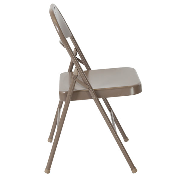 New folding chairs in beige w/ Beige Frame Finish at Capital Office Furniture near  Lake Buena Vista