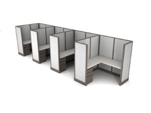 Buy new 5x5 4pack inline by KUL at Office Furniture Outlet - Orlando