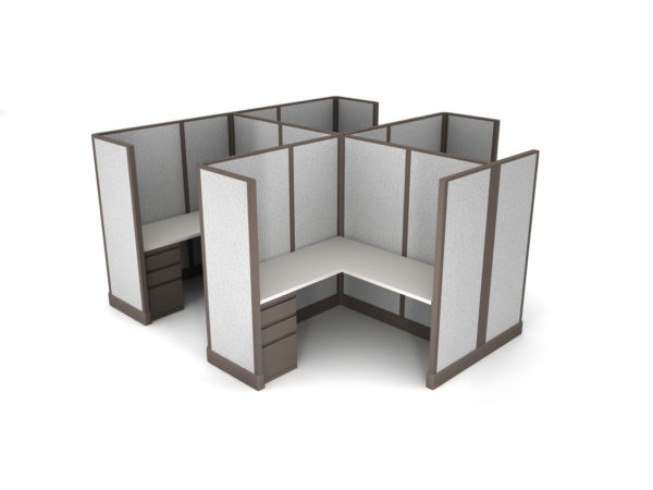 Buy new 5x5 4pack cluster by KUL at Office Furniture Outlet - Orlando
